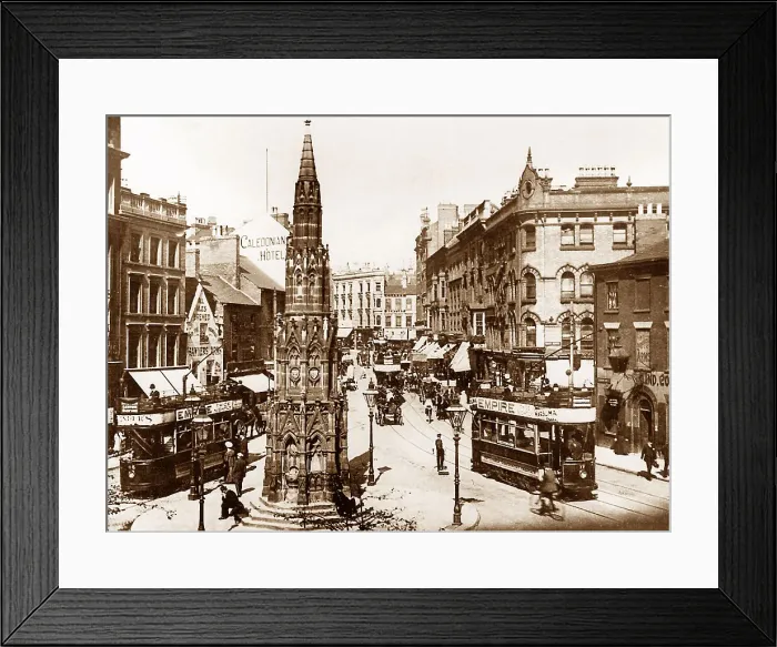 Framed Print : Nottingham Lister Gate early 1900s Framed Print : Nottingham Lister Gate early 1900s