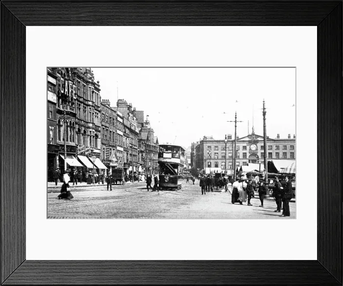 Framed Print : Long Row, Nottingham Framed Print : Long Row, Nottingham