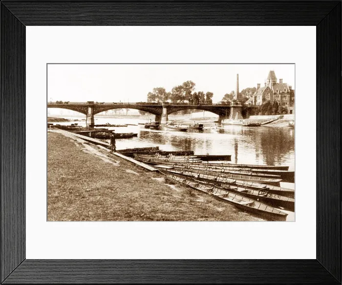Framed Print : Nottingham Trent Bridge early 1900s Framed Print : Nottingham Trent Bridge early 1900s