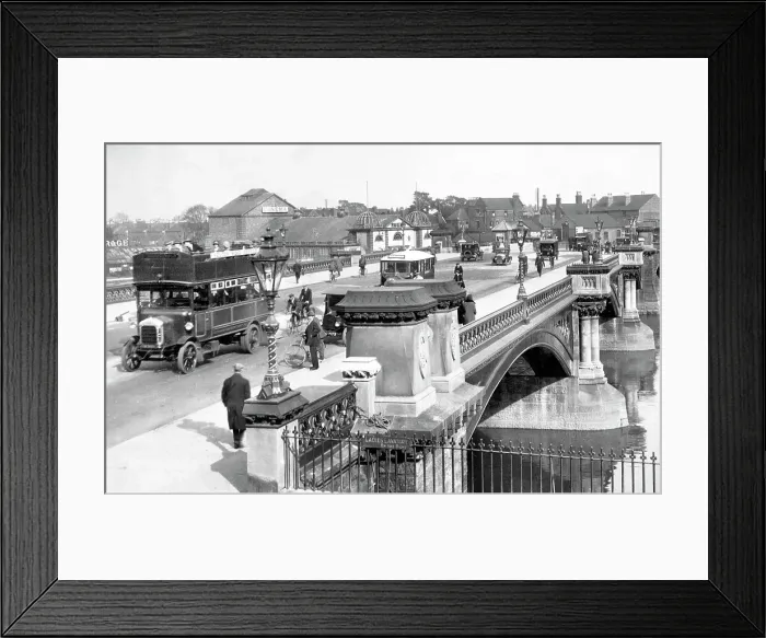 Framed Print : Nottingham Trent Bridge probably 1920s Framed Print : Nottingham Trent Bridge probably 1920s