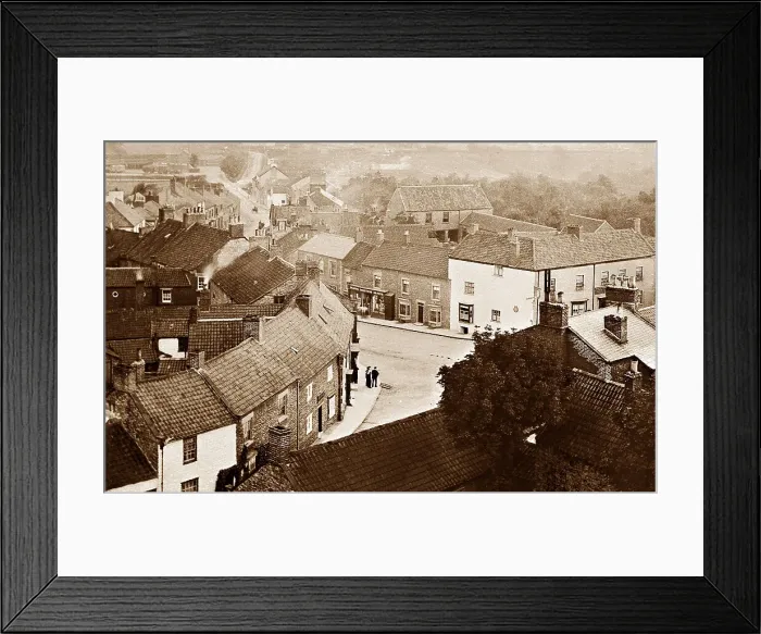 Framed Print : Kirbymoorside early 1900s Framed Print : Kirbymoorside early 1900s