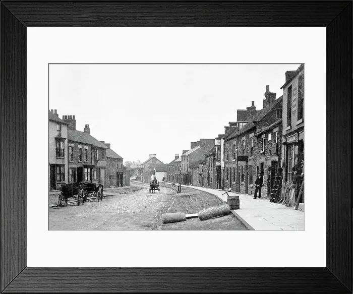 Framed Print : Kirbymoorside Railway Street early 1900s Framed Print : Kirbymoorside Railway Street early 1900s