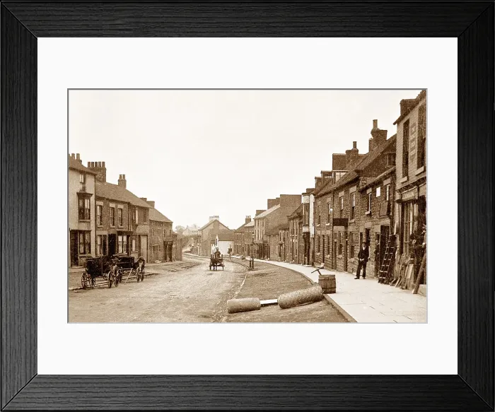 Framed Print : Railway Street, Kirbymoorside Framed Print : Railway Street, Kirbymoorside