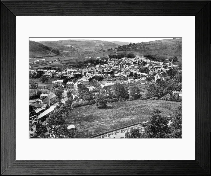Framed Print : Knighton from Kinsley Hill Framed Print : Knighton from Kinsley Hill