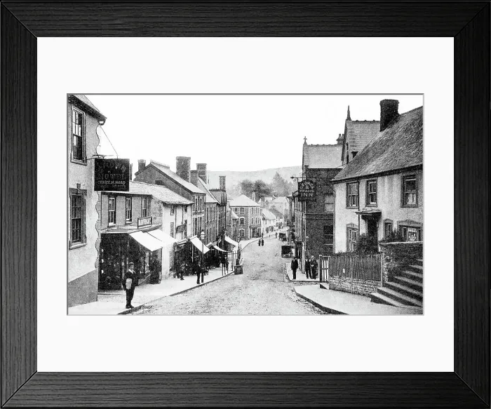 Framed Print : Broad Street, Knighton Framed Print : Broad Street, Knighton