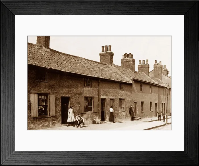 Framed Print : Knottingley Hill Top early 1900s Framed Print : Knottingley Hill Top early 1900s