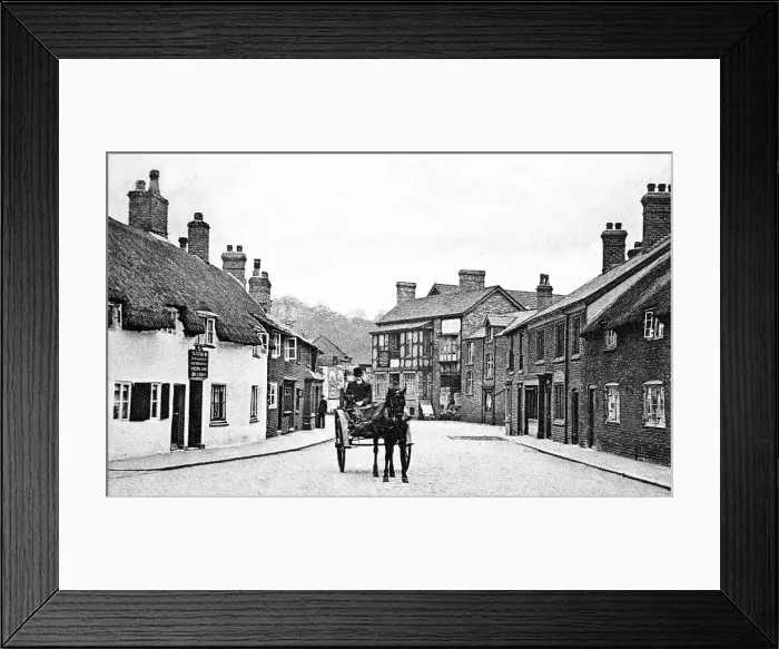 Framed Print : Knutsford Tatton Street early 1900s Framed Print : Knutsford Tatton Street early 1900s