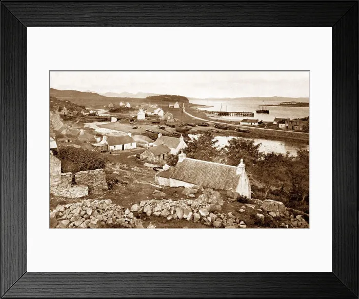 Framed Print : Kyleakin Victorian period Framed Print : Kyleakin Victorian period