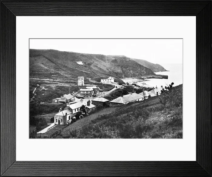 Framed Print : Greve De Lecq Jersey Victorian period Framed Print : Greve De Lecq Jersey Victorian period