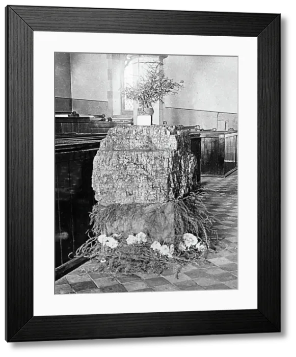 Framed Print : A coal offering at a Harvest Festival Service Framed Print : A coal offering at a Harvest Festival Service