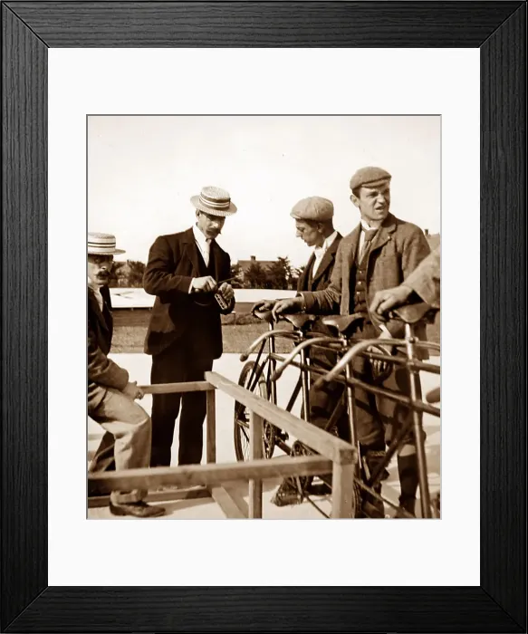 Framed Print : Cycling four seat bicycle racing velodrome Framed Print : Cycling four seat bicycle racing velodrome