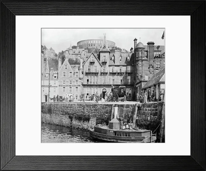 Framed Print : Oban, Scotland, Victorian period Framed Print : Oban, Scotland, Victorian period
