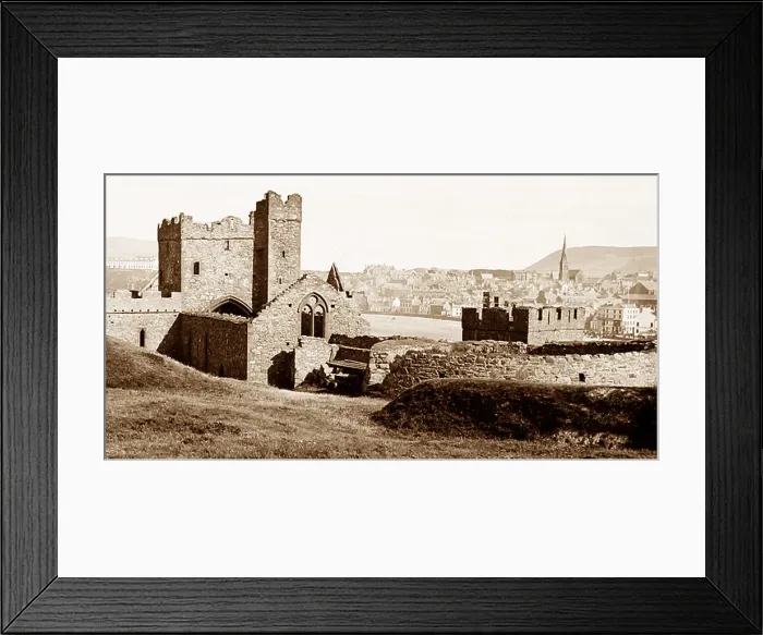 Framed Print : Saint German's cathedral Peel Isle of Man Framed Print : Saint German's cathedral Peel Isle of Man