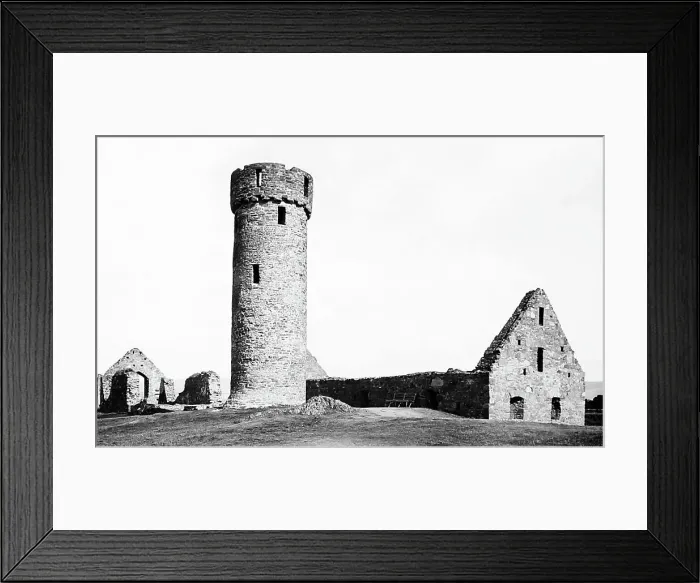 Framed Print : Peel Castle, Isle of Man, Victorian period Framed Print : Peel Castle, Isle of Man, Victorian period