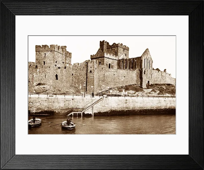 Framed Print : Peel castle Isle of Man Framed Print : Peel castle Isle of Man