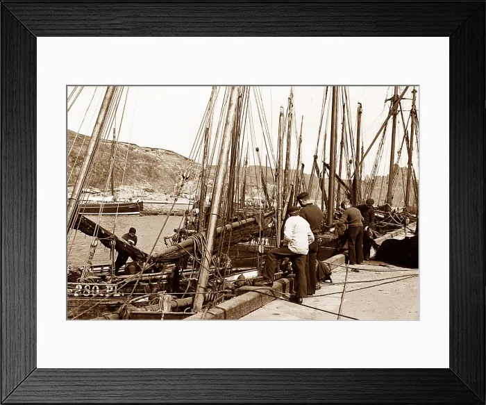 Framed Print : Peel harbour Isle of Man Framed Print : Peel harbour Isle of Man