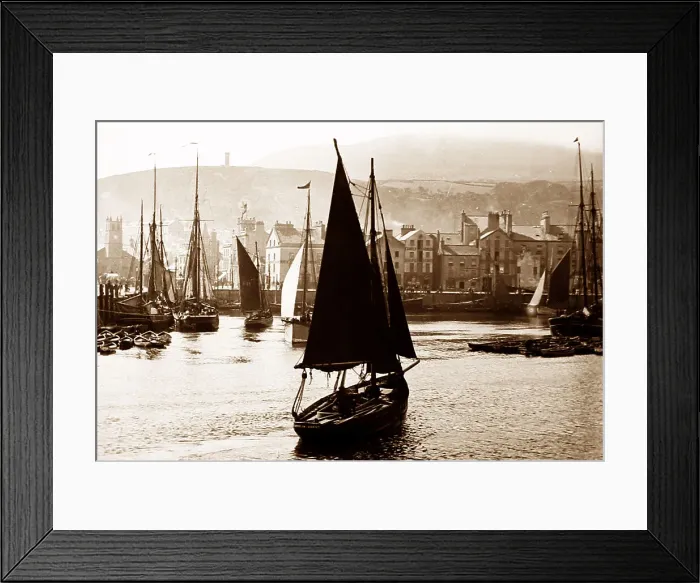 Framed Print : Ramsay harbour Isle of Man Framed Print : Ramsay harbour Isle of Man