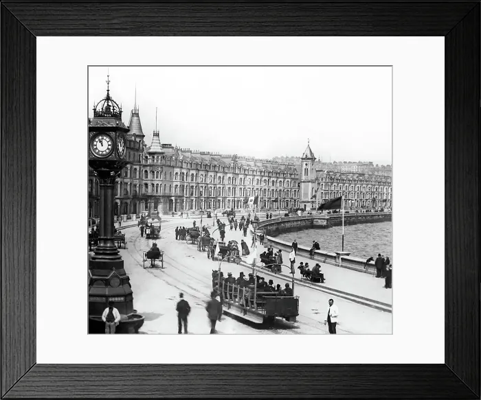 Framed Print : Douglas promenade, Isle of Man, Victorian period Framed Print : Douglas promenade, Isle of Man, Victorian period