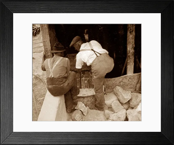 Framed Print : China clay quarry, Tregargus Valley, St Stephen, Cornwall Framed Print : China clay quarry, Tregargus Valley, St Stephen, Cornwall