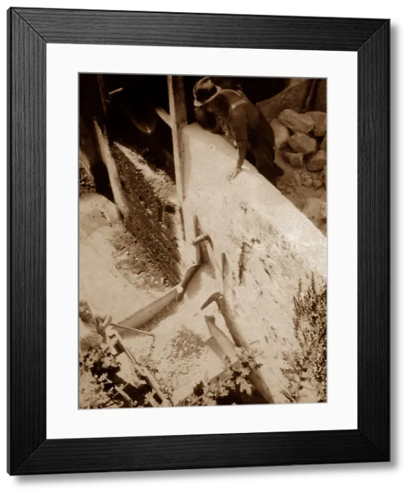 Framed Print : China clay quarry, Tregargus Valley, St Stephen, Cornwall Framed Print : China clay quarry, Tregargus Valley, St Stephen, Cornwall
