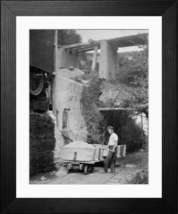 Framed Print : Tregargus China Clay Quarry, St Stephen, Cornwall Framed Print : Tregargus China Clay Quarry, St Stephen, Cornwall
