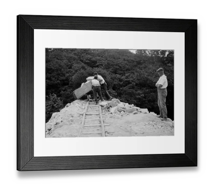 Framed Print : Tregargus China Clay Quarry, St Stephen, Cornwall Framed Print : Tregargus China Clay Quarry, St Stephen, Cornwall