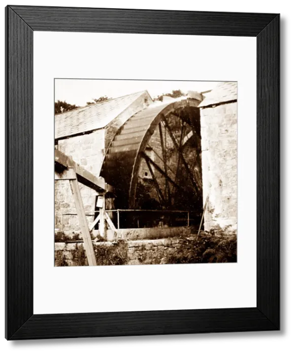 Framed Print : Waterwheel China clay quarry, Tregargus Valley, Cornwall Framed Print : Waterwheel China clay quarry, Tregargus Valley, Cornwall