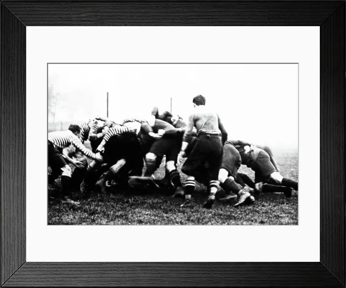 Framed Print : Kent v Surrey Rugby Match at Richmond on 3rd November, 1909 Framed Print : Kent v Surrey Rugby Match at Richmond on 3rd November, 1909
