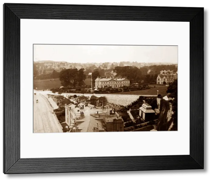 Framed Print : Belgrave Hotel, Torquay, Victorian period Framed Print : Belgrave Hotel, Torquay, Victorian period