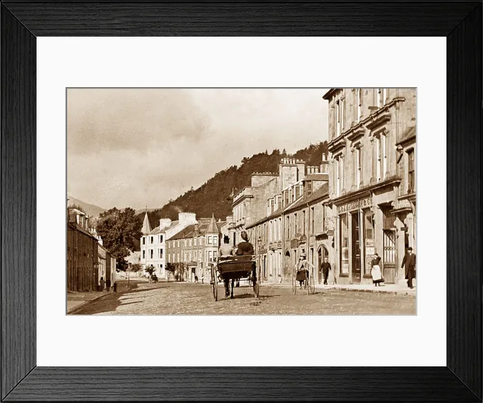 Framed Print : Callander, Scotland, Victorian period Framed Print : Callander, Scotland, Victorian period