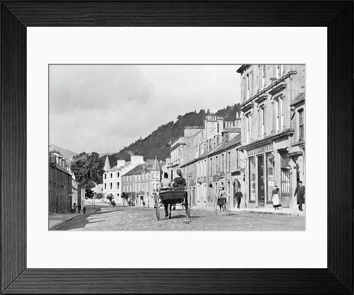 Framed Print : Callander, Scotland, Victorian period Framed Print : Callander, Scotland, Victorian period