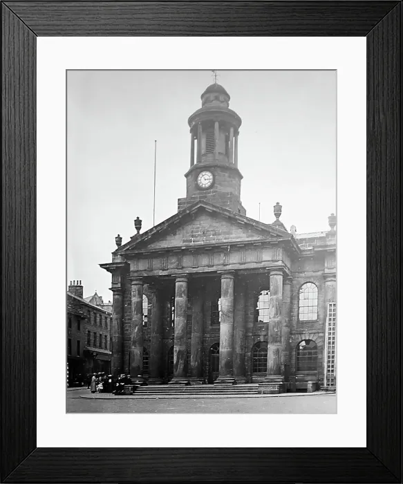 Framed Print : Lancaster Town Hall, early 1900s Framed Print : Lancaster Town Hall, early 1900s