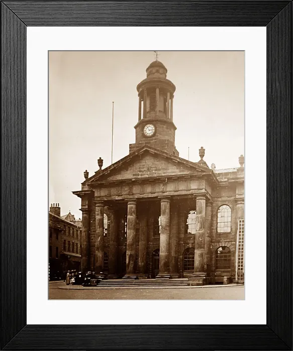 Framed Print : Lancaster Town Hall, early 1900s Framed Print : Lancaster Town Hall, early 1900s