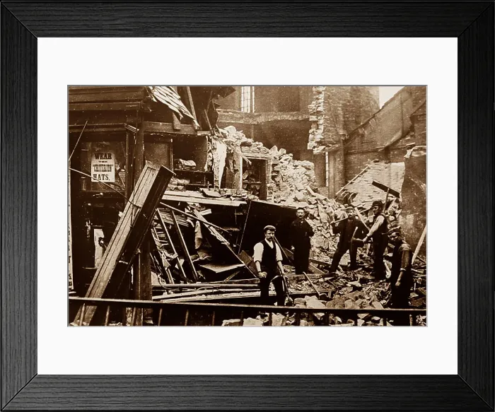 Framed Print : Dick Boys shop, Burnley, Lancashire, early 1900s Framed Print : Dick Boys shop, Burnley, Lancashire, early 1900s