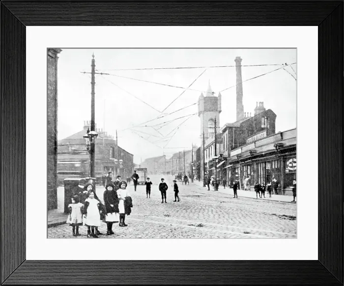 Framed Print : Mitre, Burnley, Lancashire, early 1900s Framed Print : Mitre, Burnley, Lancashire, early 1900s