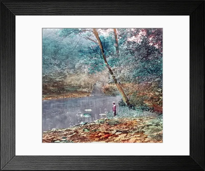 Framed Print : Victorian illustration from the song / poem Annie Laurie Framed Print : Victorian illustration from the song / poem Annie Laurie