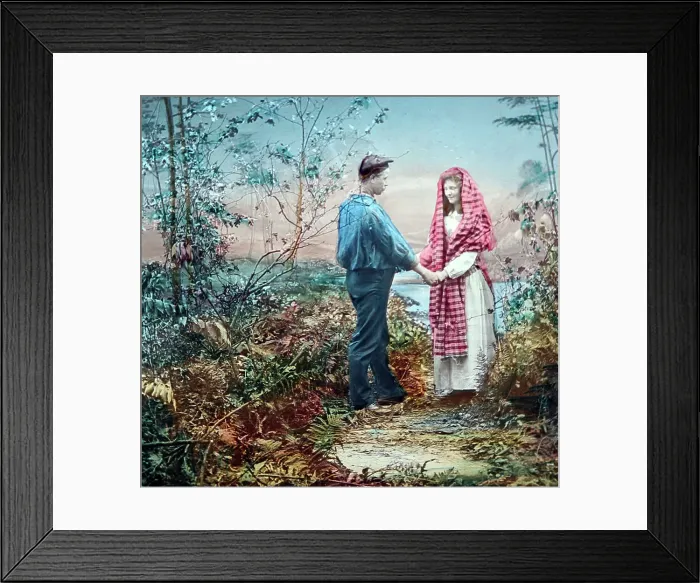 Framed Print : Victorian illustration from the song / poem Annie Laurie Framed Print : Victorian illustration from the song / poem Annie Laurie