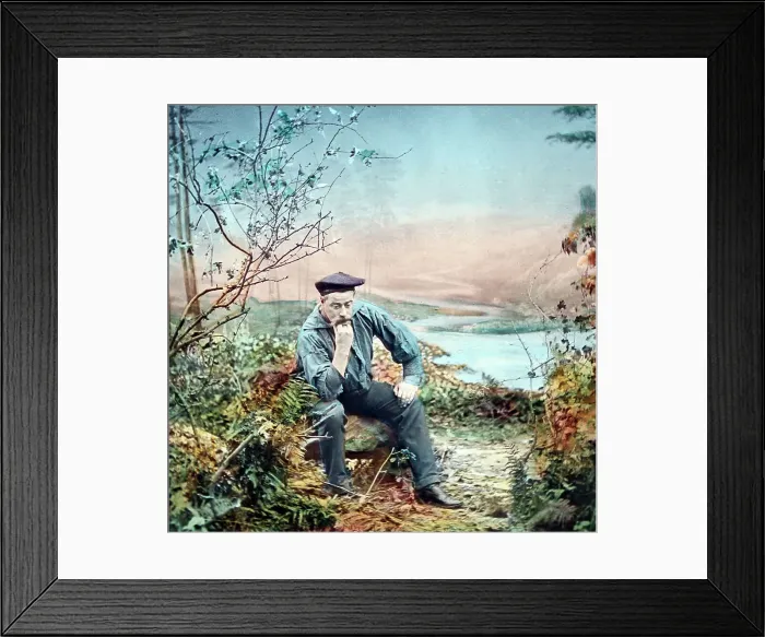 Framed Print : Victorian illustration from the song / poem Annie Laurie Framed Print : Victorian illustration from the song / poem Annie Laurie