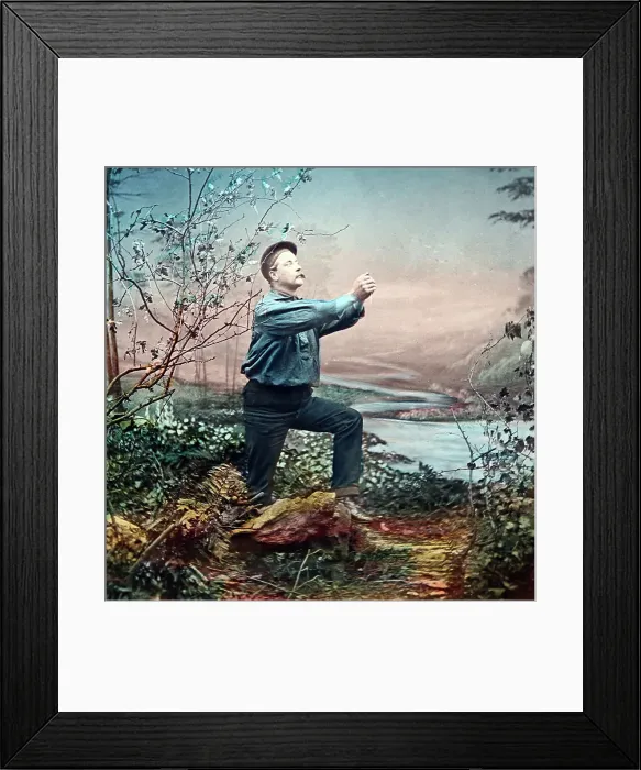 Framed Print : Victorian illustration from the song / poem Annie Laurie Framed Print : Victorian illustration from the song / poem Annie Laurie