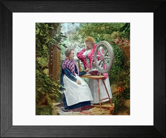Framed Print : Victorian illustration from the song / poem Annie Laurie Framed Print : Victorian illustration from the song / poem Annie Laurie