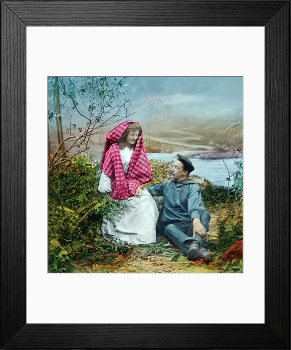 Framed Print : Victorian illustration from the song / poem Annie Laurie Framed Print : Victorian illustration from the song / poem Annie Laurie