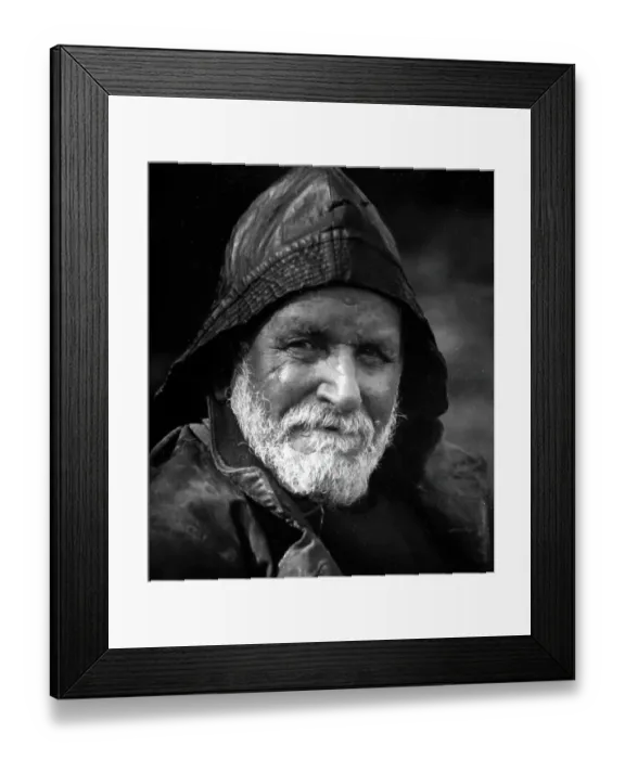 Framed Print : A photograph by Sam Thompson of a Lunesdale fisherman Framed Print : A photograph by Sam Thompson of a Lunesdale fisherman