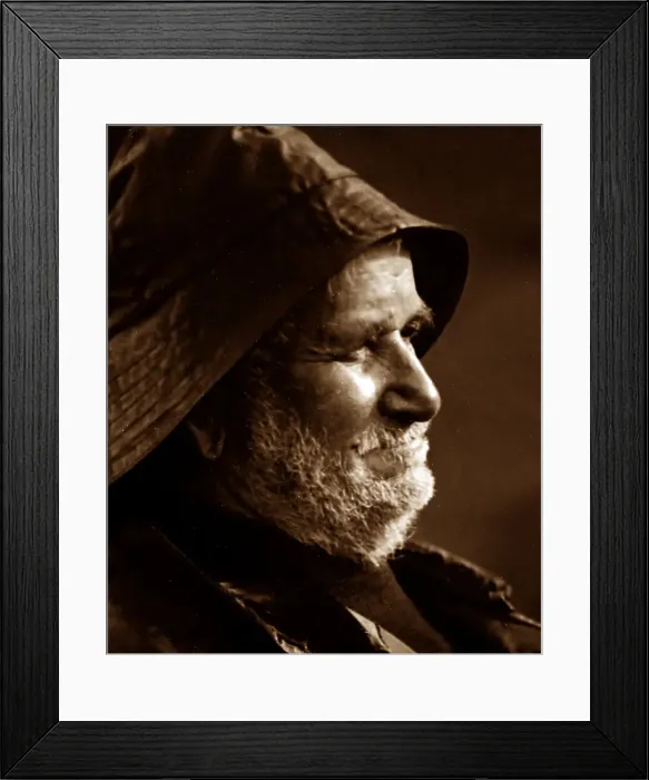 Framed Print : A photograph by Sam Thompson of a Lunesdale man, early 1900s Framed Print : A photograph by Sam Thompson of a Lunesdale man, early 1900s