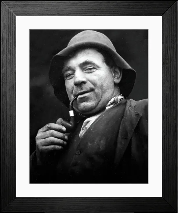 Framed Print : A photograph by Sam Thompson of an Irish pig jobber Framed Print : A photograph by Sam Thompson of an Irish pig jobber