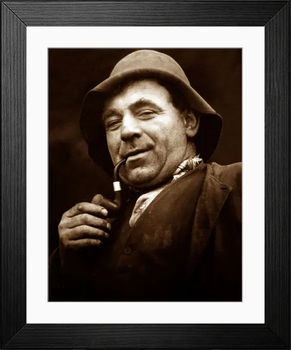 Framed Print : A photograph by Sam Thompson of an Irish pig jobber Framed Print : A photograph by Sam Thompson of an Irish pig jobber