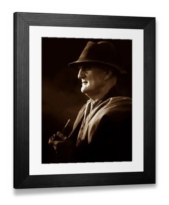 Framed Print : A photograph by Sam Thompson of a Lunesdale farmer Framed Print : A photograph by Sam Thompson of a Lunesdale farmer