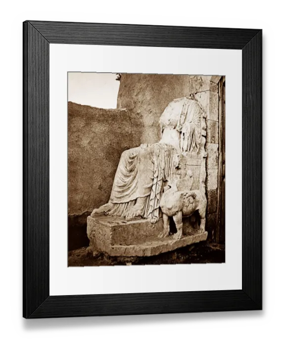 Framed Print : Ancient Temple site, Baalbec, Lebanon, Victorian period Framed Print : Ancient Temple site, Baalbec, Lebanon, Victorian period