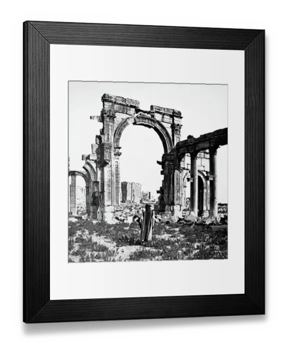 Framed Print : Palmyra Temple site, Syria, Victorian period Framed Print : Palmyra Temple site, Syria, Victorian period