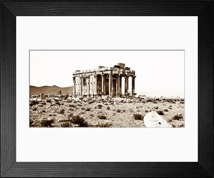 Framed Print : Palmyra Temple site, Syria, Victorian period Framed Print : Palmyra Temple site, Syria, Victorian period