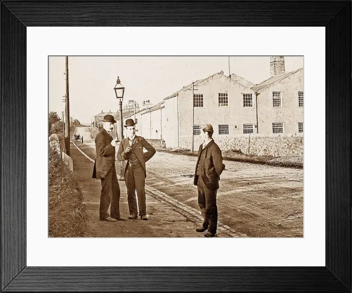 Framed Print : Bridge Street, Ramsbottom, early 1900s Framed Print : Bridge Street, Ramsbottom, early 1900s